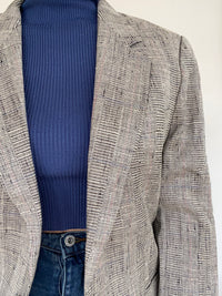 Veste Blazer gris quadrillé M/L