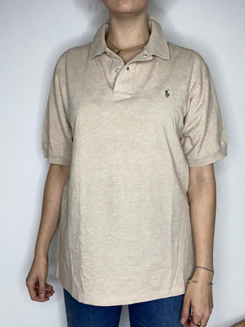 Ralph Lauren M Beige Short Sleeve Polo Shirt