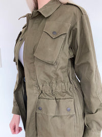 Military jacket khaki uni S/M