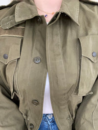 Military jacket khaki uni S/M