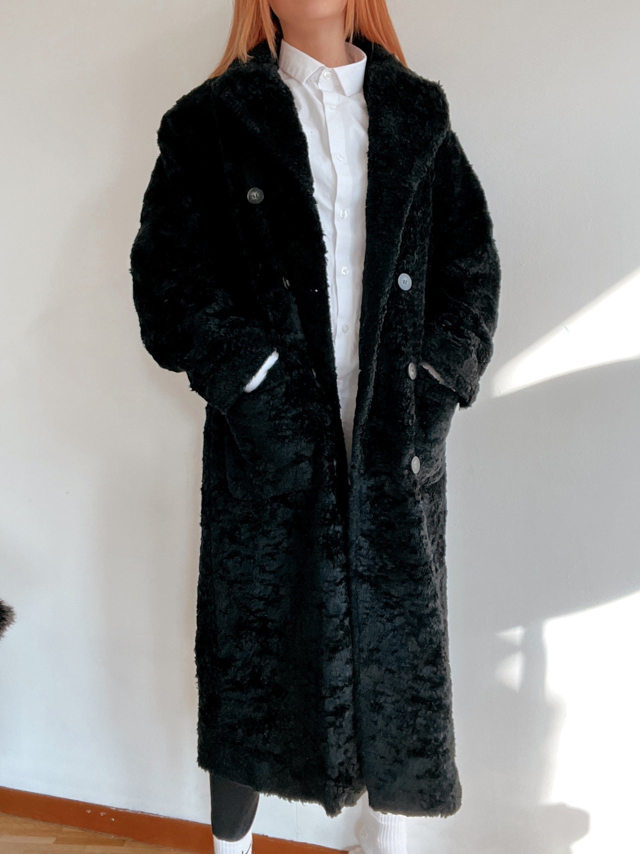 Black Weekday L Coat