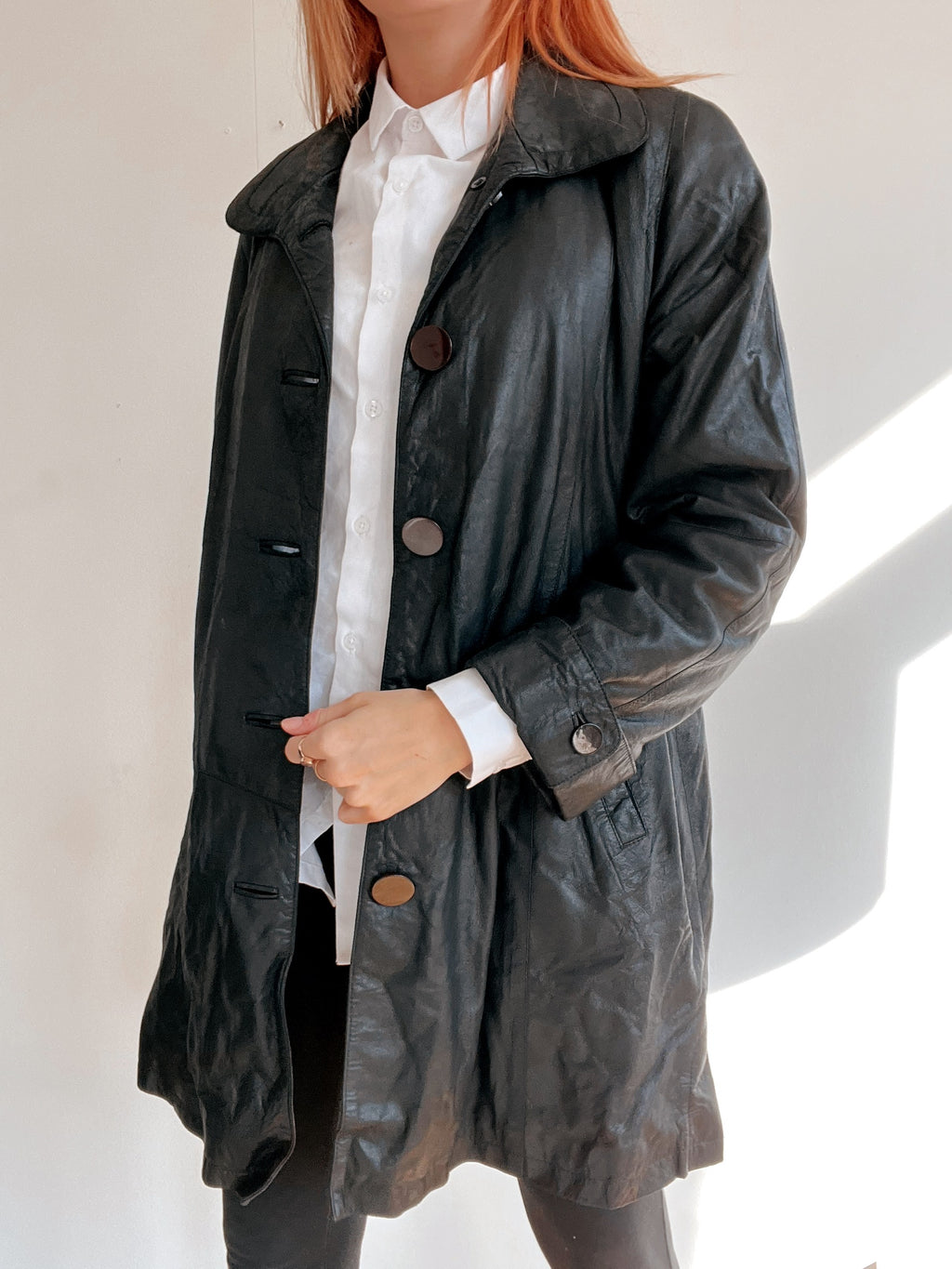 Black Weekday L Coat