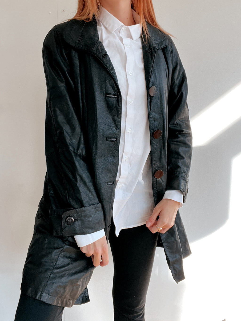 Black Weekday L Coat