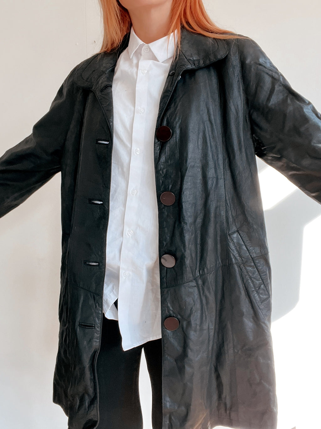 Black Weekday L Coat