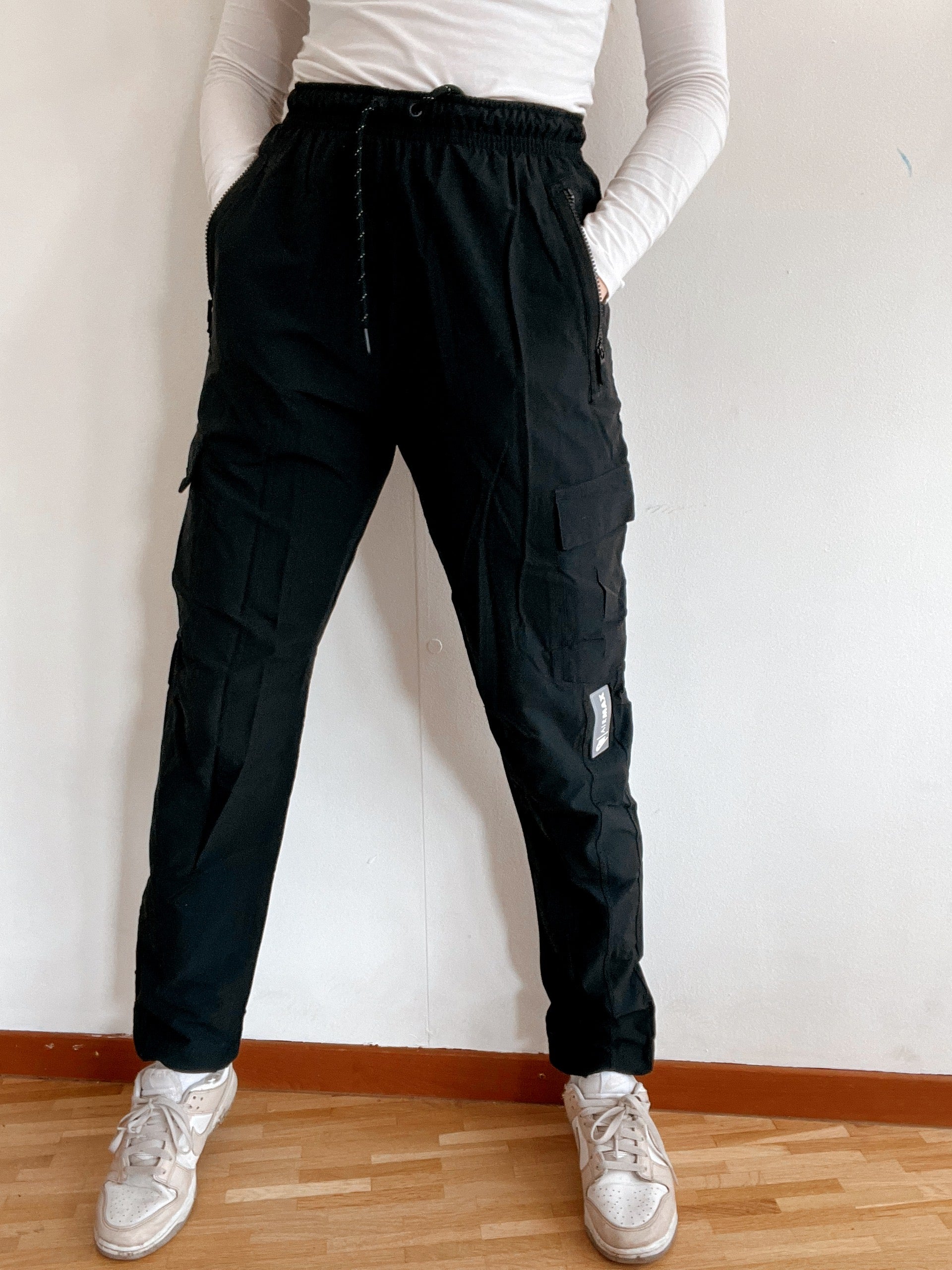 Vintage schwarze Cargo-Jogginghose Nike XS/S