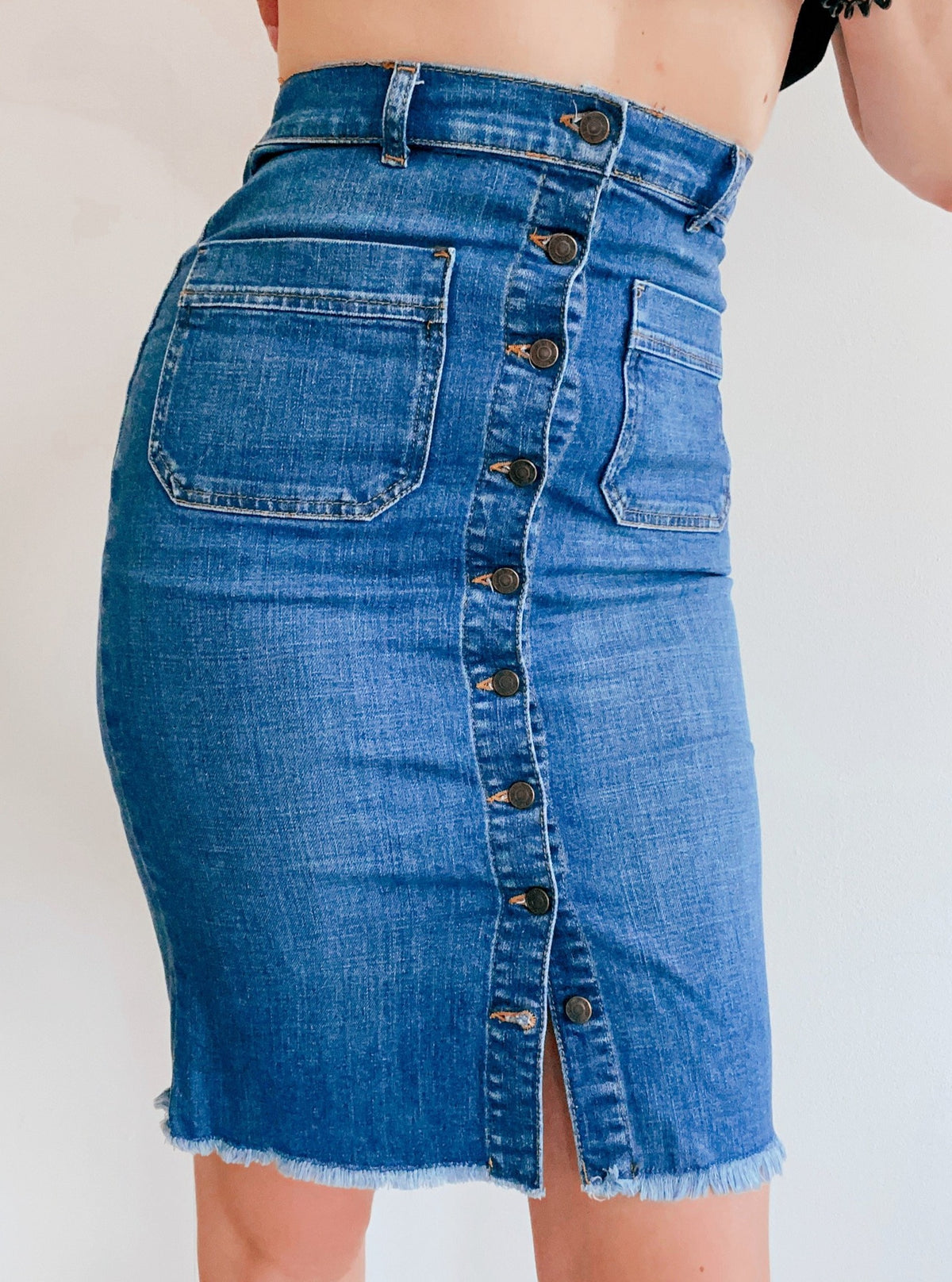 Jupe crayon en jeans S