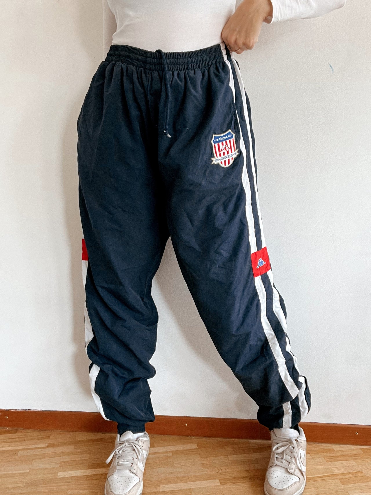 Pantalon de jogging vintage bleu Kappa XXXL