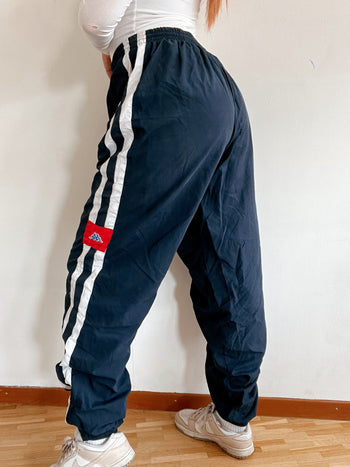 Kappa XXXL blaue Vintage-Jogginghose