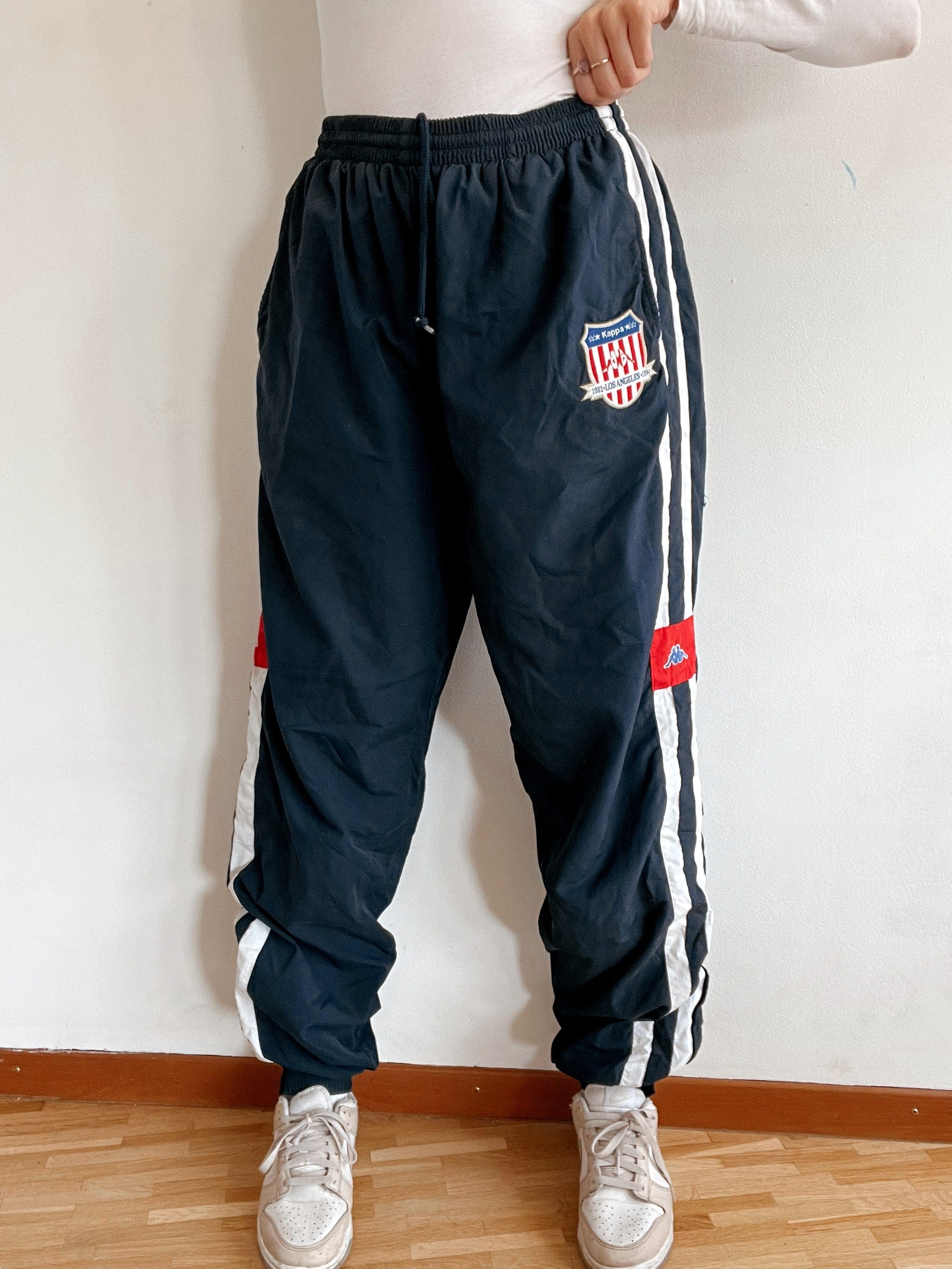 Pantalon de jogging vintage bleu Kappa XXXL
