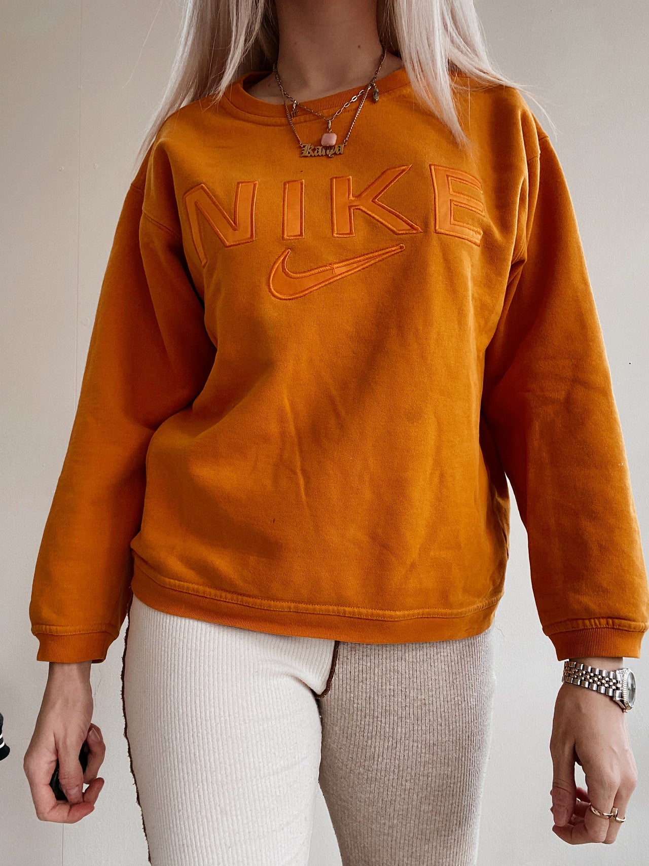 Pull orange Nike S