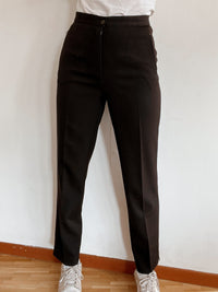 Braune Vintage-Anzughose XS/S