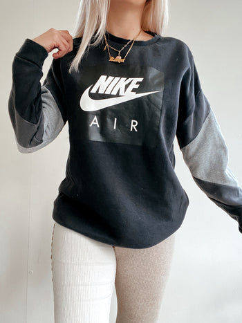 Pull noir et gris Nike Air M