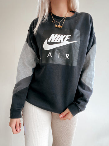 Pull noir et gris Nike Air M