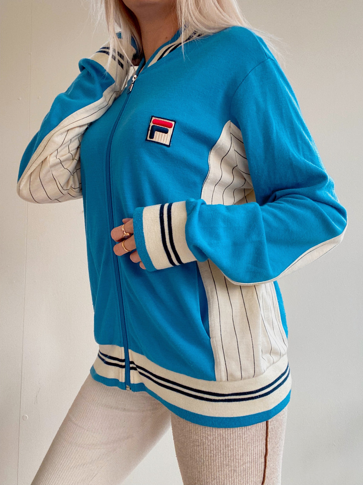 Fila XL blaue Jacke
