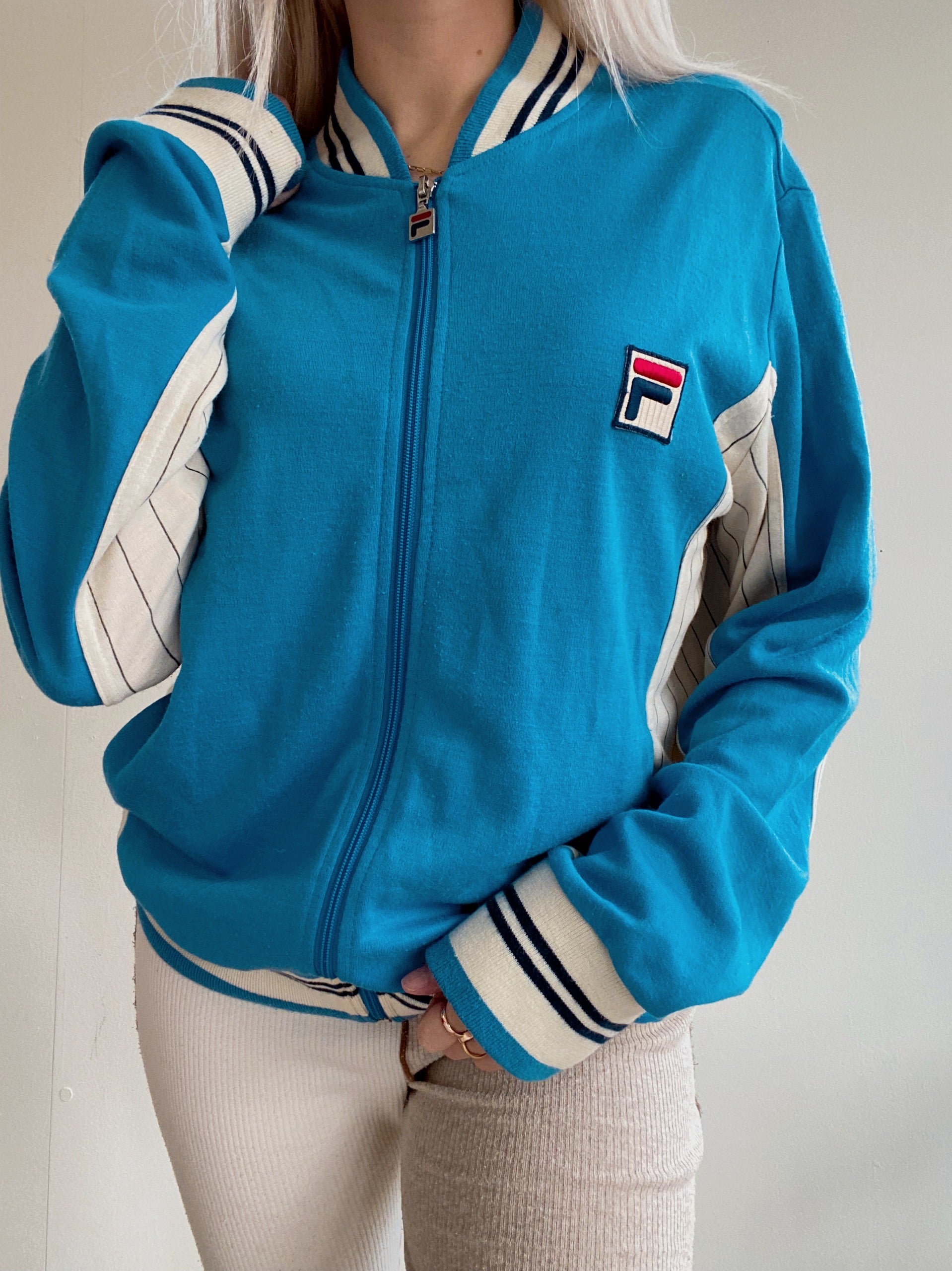 Fila XL blaue Jacke