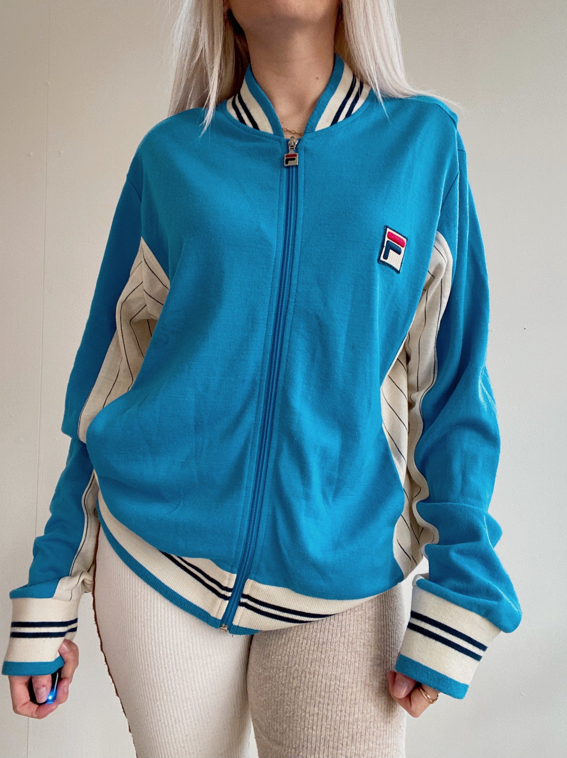 Fila XL blaue Jacke