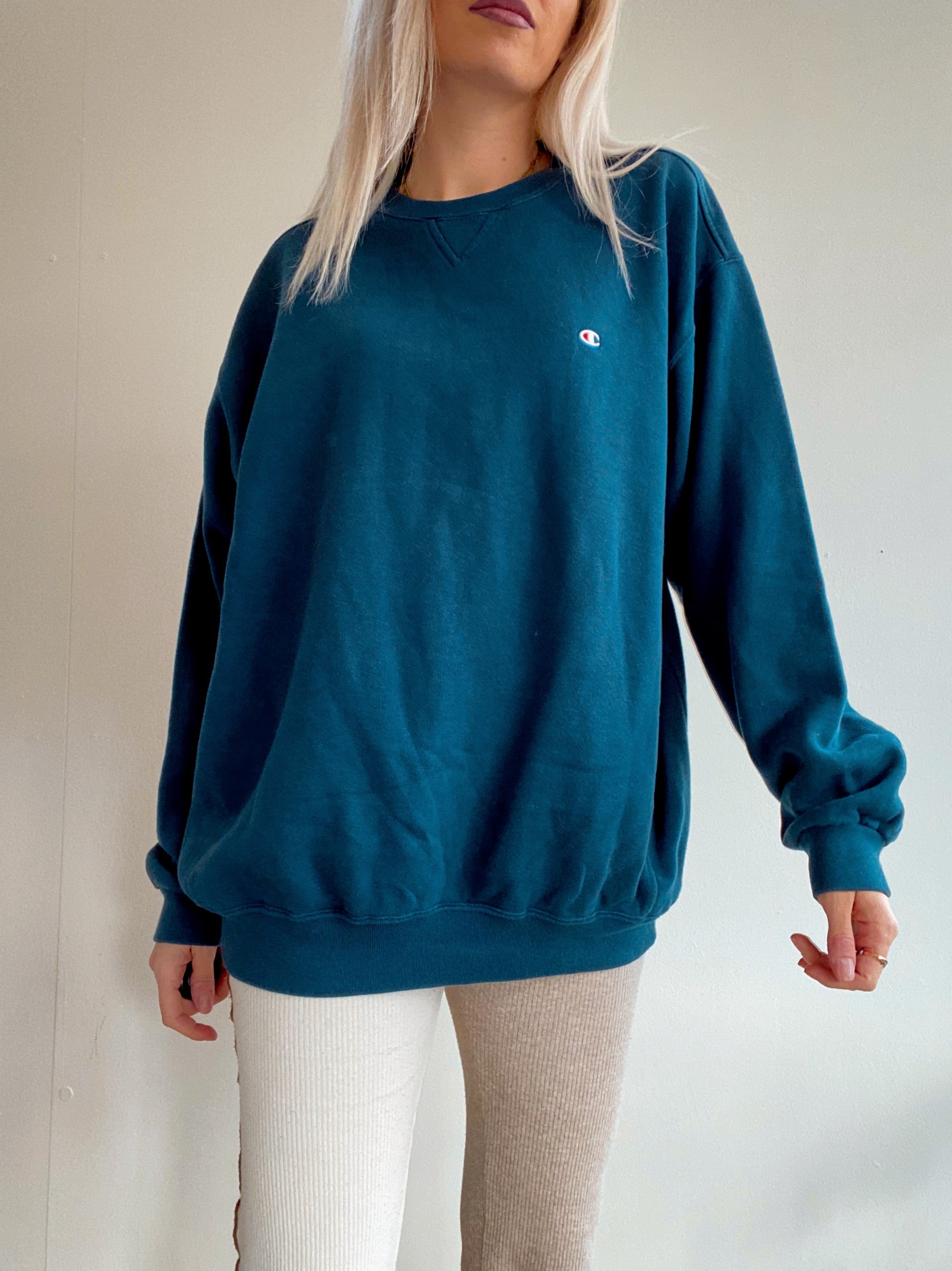 Pull bleu marine Champion XXL fripsquare