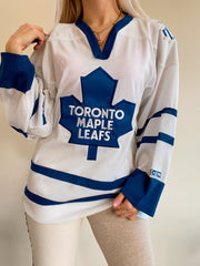 Maillot de hockey bleu et blanc Toronto
