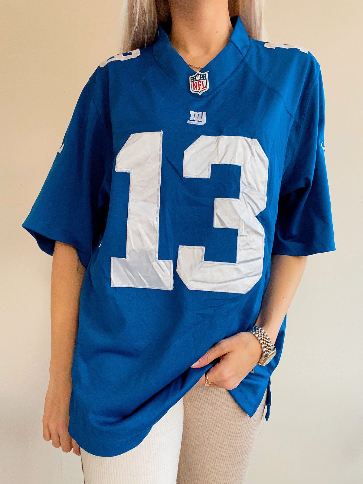 Beckham JR S Blaues American-Football-Trikot