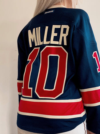 Maillot de hockey New York Miller L