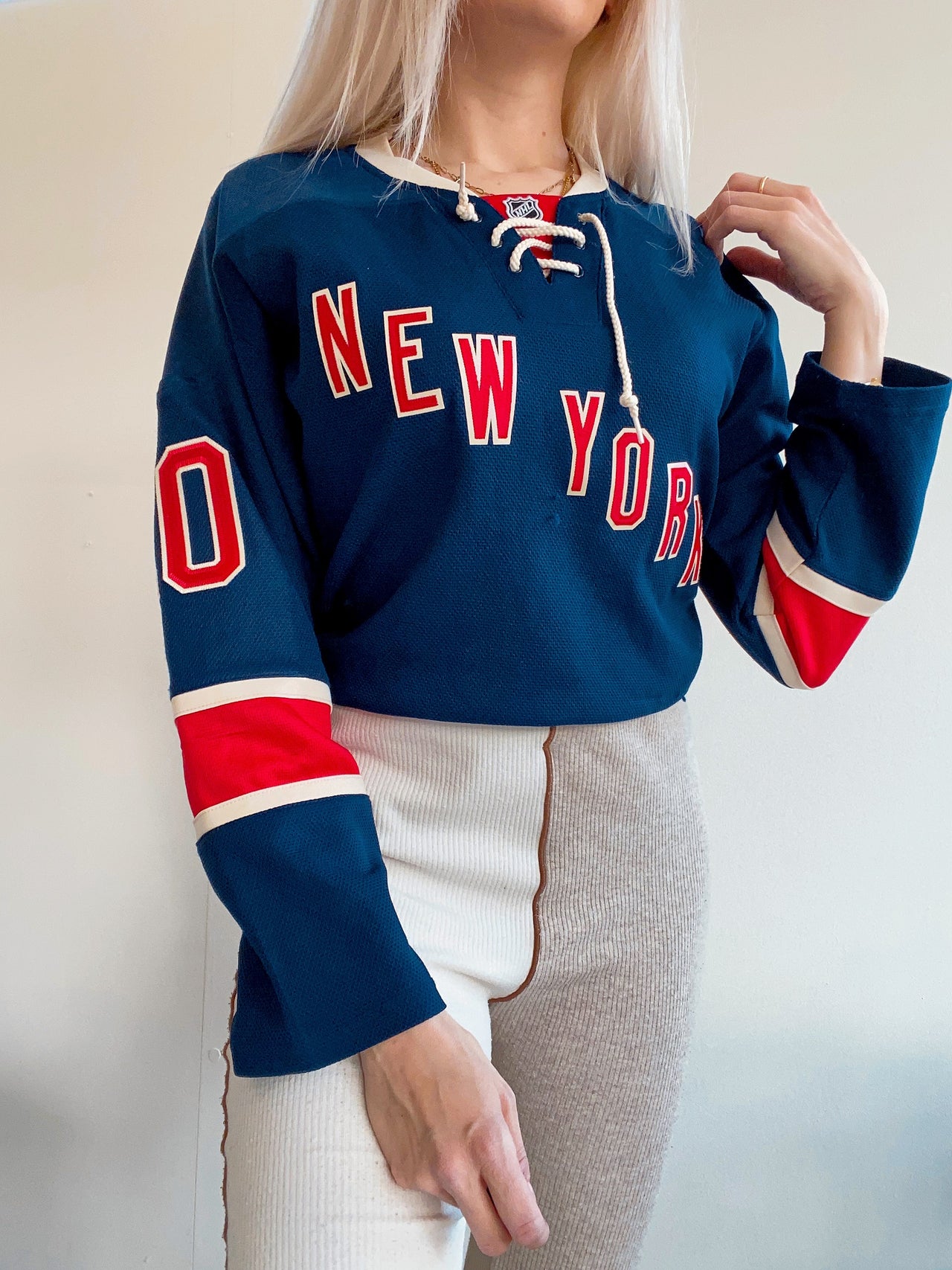 Maillot de hockey New York Miller L