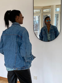 Vintage blue jeans jacket XL