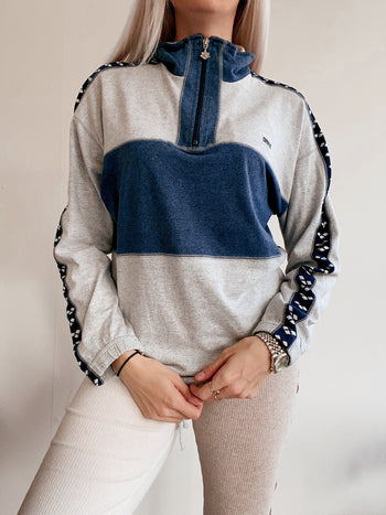 Pull gris/bleu marine Arena M