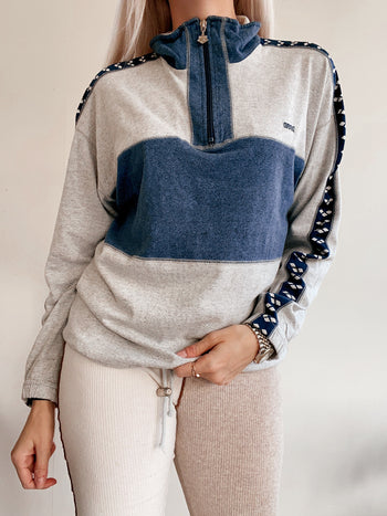 Pull gris/bleu marine Arena M