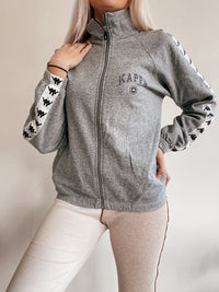 Jacket grise avec bandes blanches Kappa S