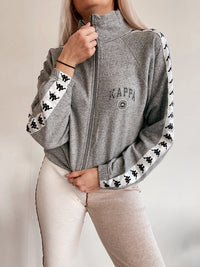 Jacket grise avec bandes blanches Kappa S