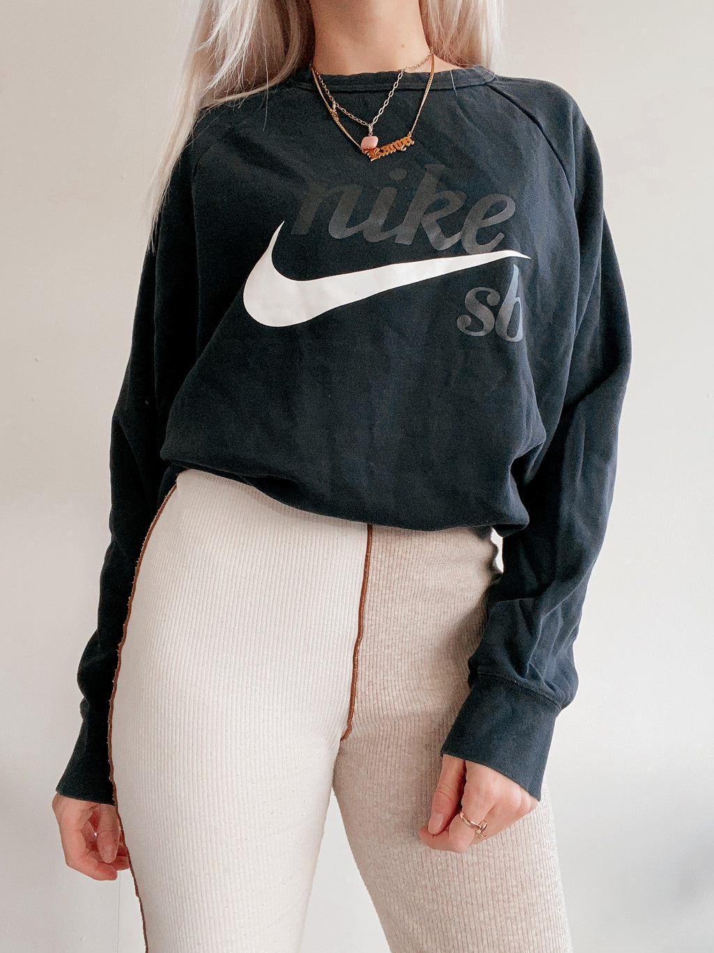 Nike XL black/white stripe jogging pants