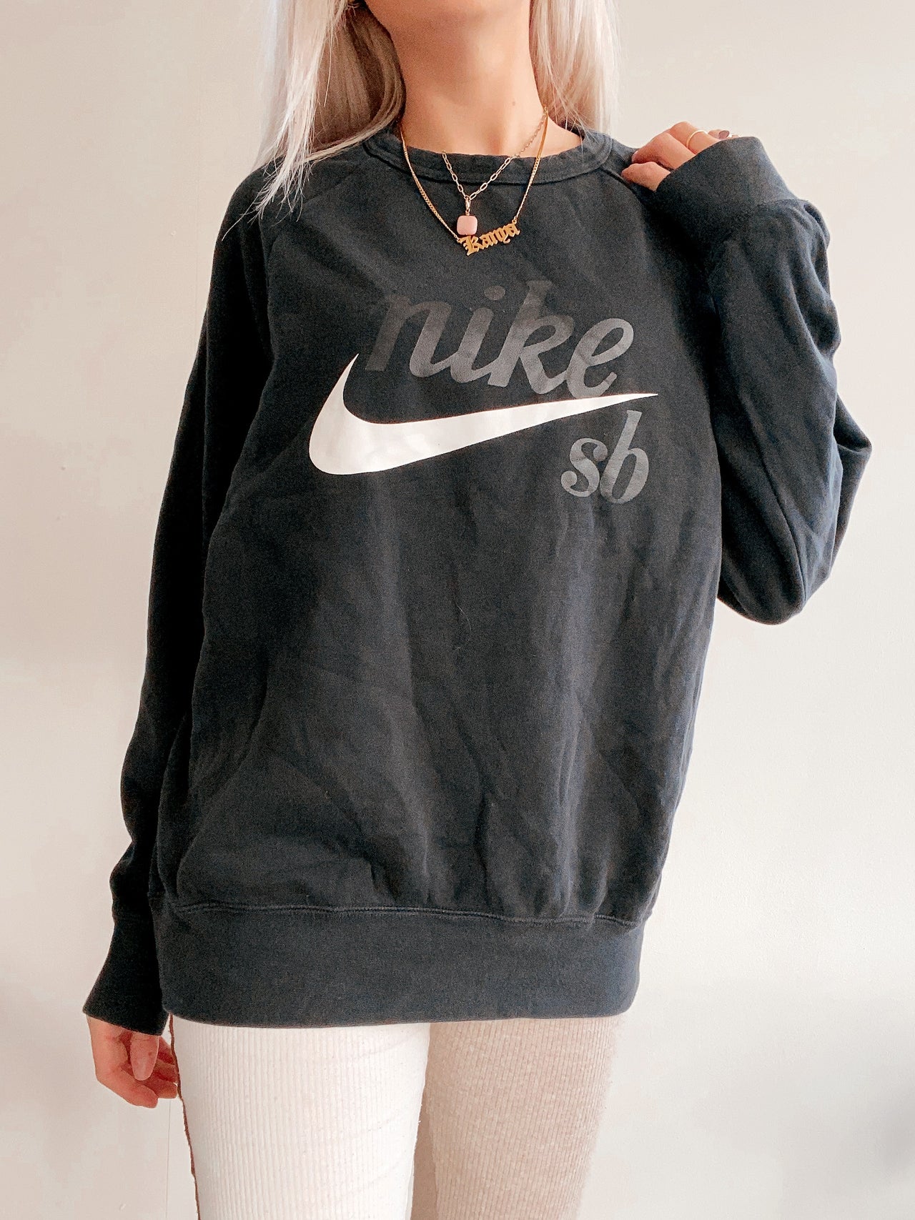 Pull noir Nike SB L