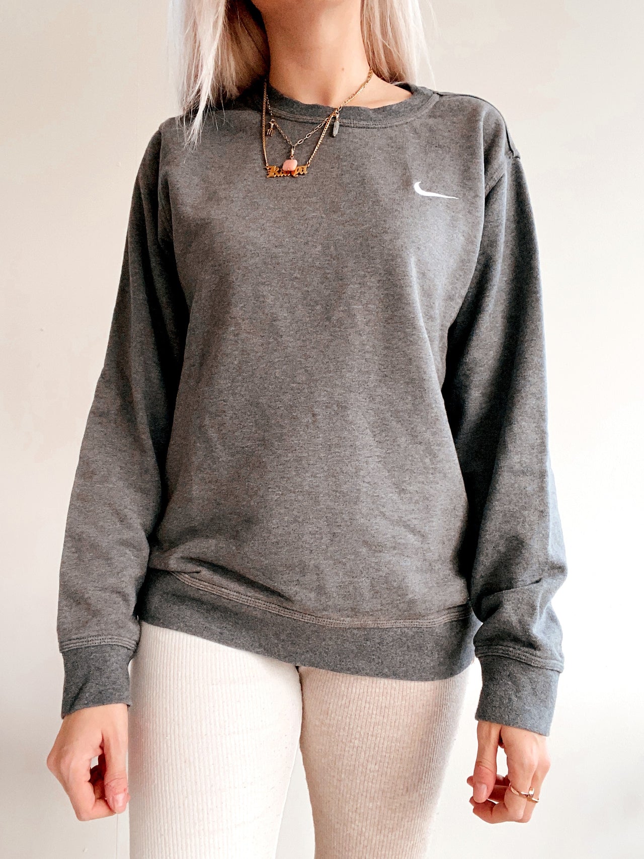 Pull gris foncé Nike L