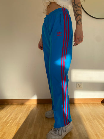 Adidas L electric blue jogging pants