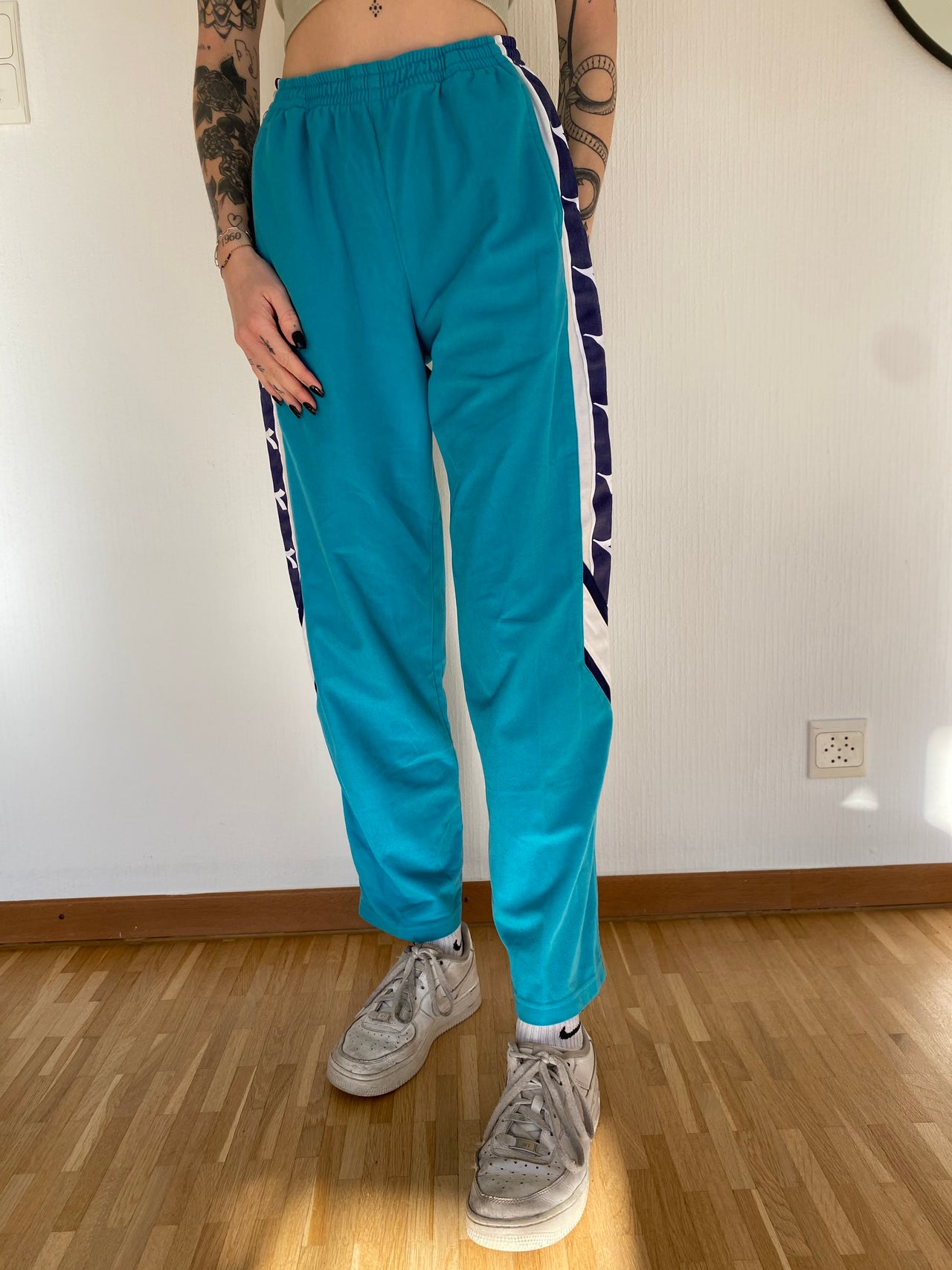 Pantalon jogging turquoise Diadora  M/L