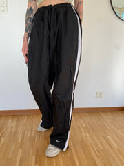 Pantalon jogging noir/bandes blanches Nike XL