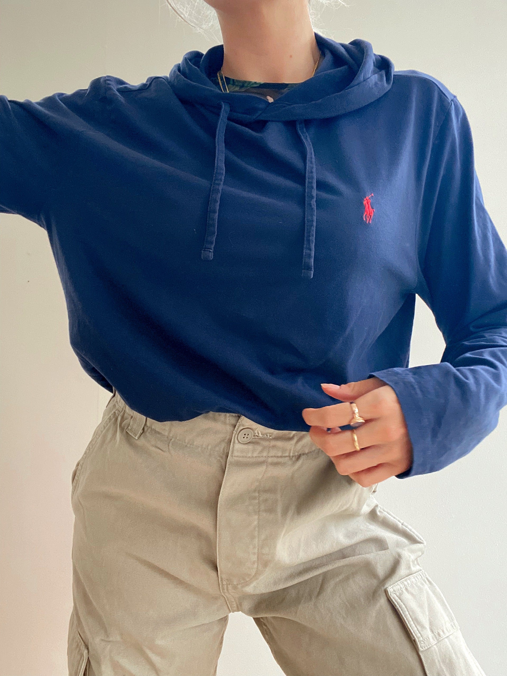 Ralph Lauren Dark Blue Long Sleeve T-Shirt L