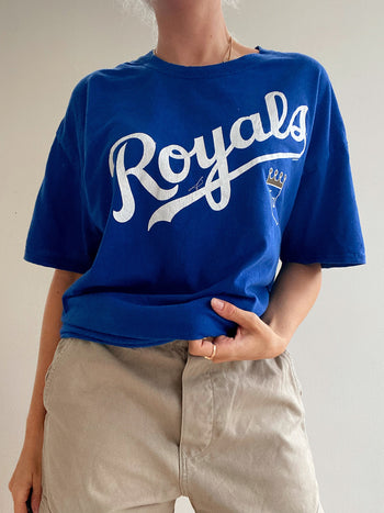 T-shirt vintage USA bleu Royal XL