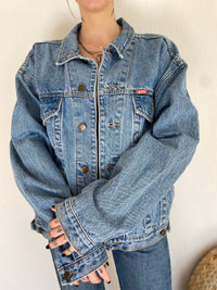 Vintage Light Blue Denim Jacket XL