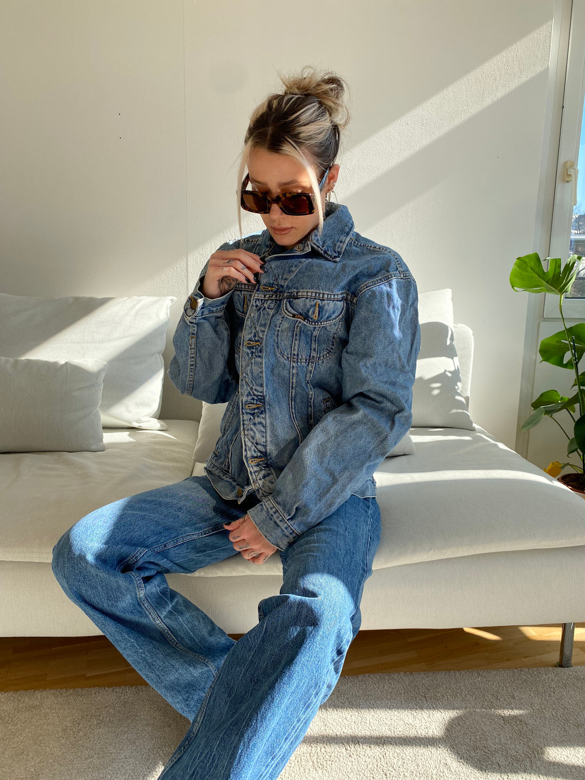 Veste en jeans Lee XL
