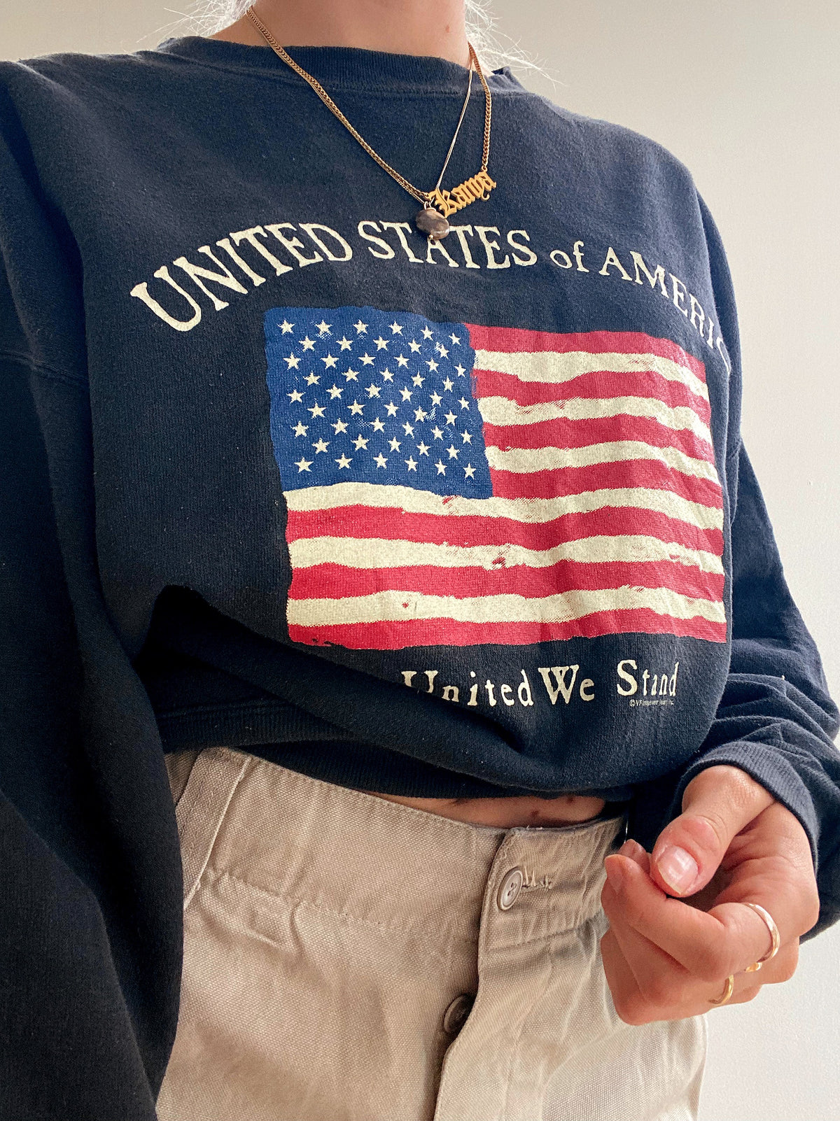 Blue USA sweater"Volunteer Tennesse"L
