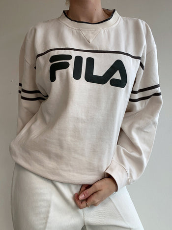 Pull FILA blanc cassé XL