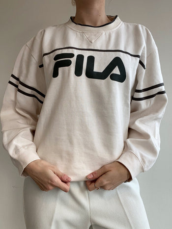 Pull FILA blanc cassé XL