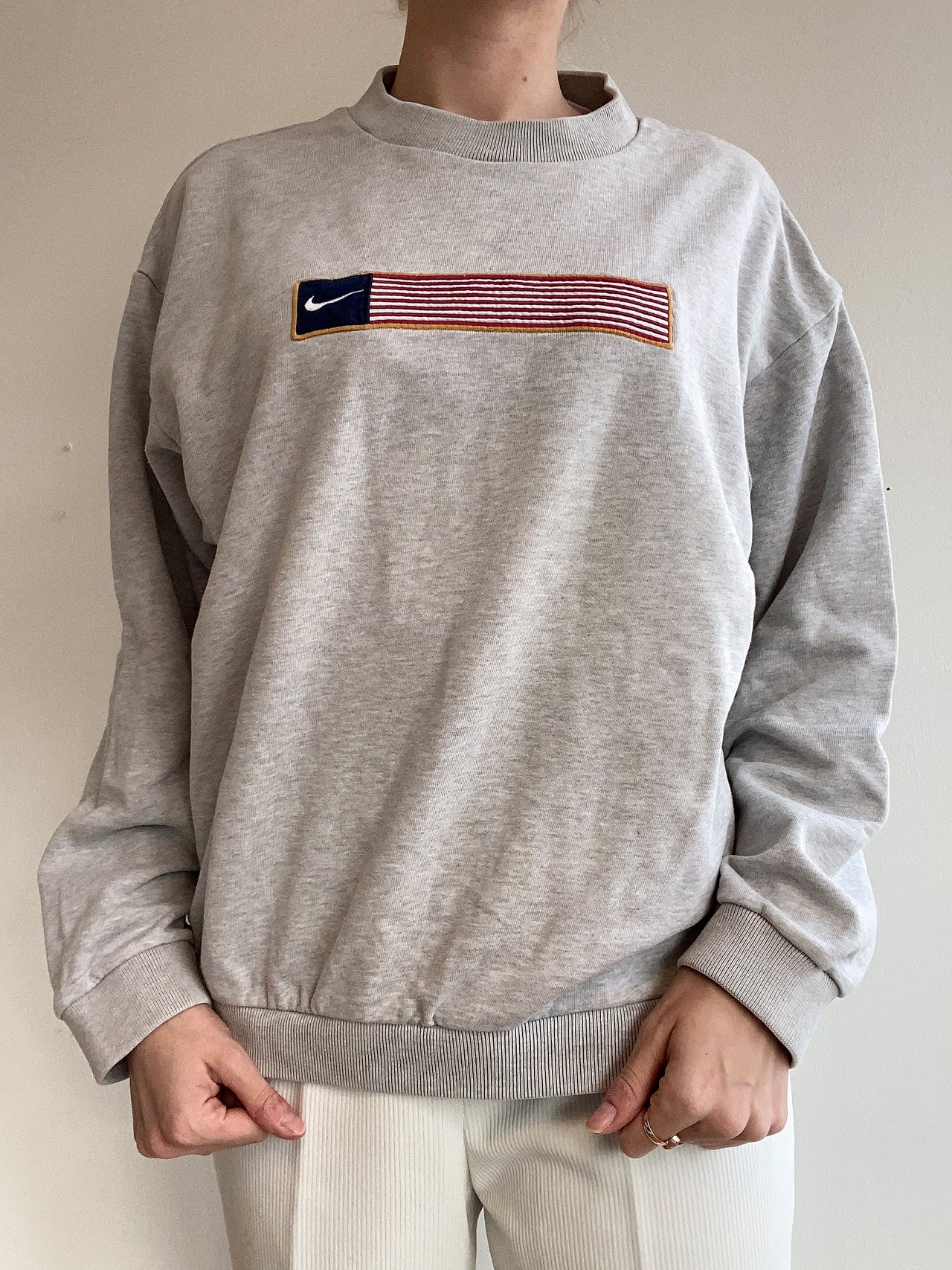 Pull gris USA Nike M