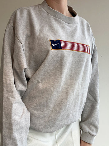 Pull gris USA Nike M