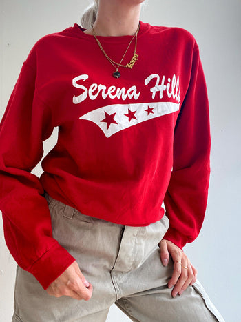 Pull USA vintage rouge Serena Hills S