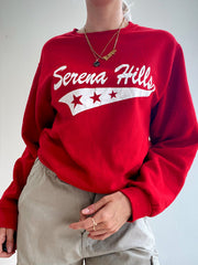 Pull USA vintage rouge Serena Hills S