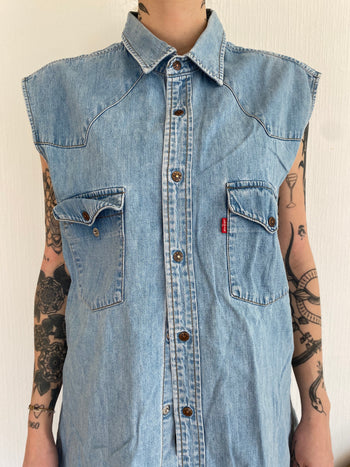 Denim shirt Levi's sleeveless XL