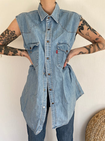 Denim shirt Levi's sleeveless XL