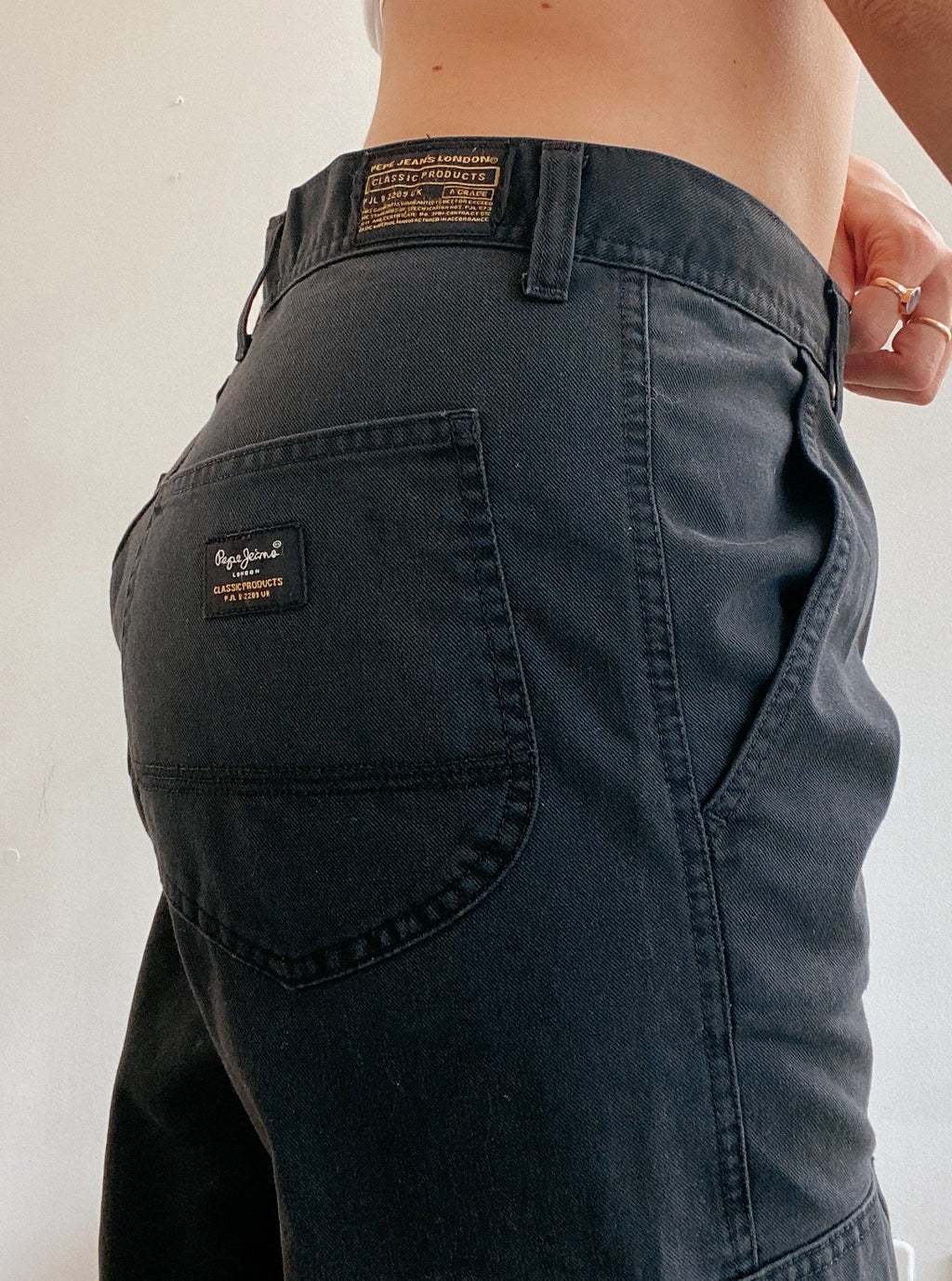 PepeJeans M Schwarze Cargohose